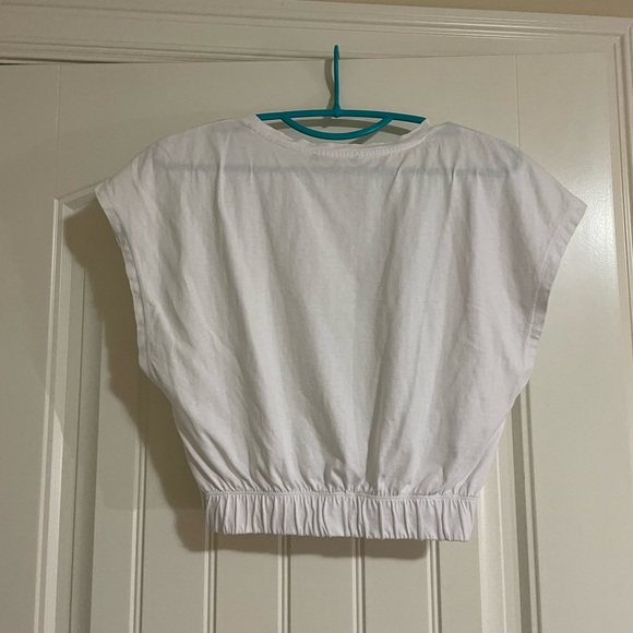 White Zara Crop Top - Picture 2 of 3